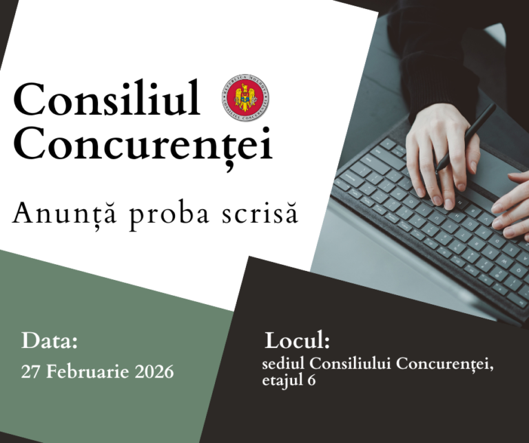 Lista candidaților admiși la proba scrisă